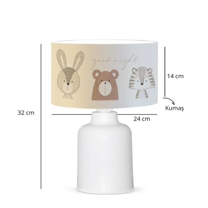 Opviq Lámpara de mesa AYD-3054 Multicolor
